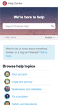 Mobile Screenshot of help.pinterest.com