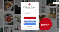 Desktop Screenshot of pinterest.com