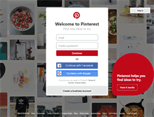 Tablet Screenshot of pinterest.com